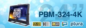 Plura Introduces 24” 4K True! HDR Broadcast Monitor with 1000 cd/m2 at 2019 NAB Show