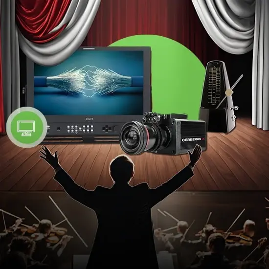Precision Real-Time Monitoring with Plura’s proprietary Fast-Mode Conductor Camera System.