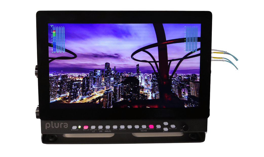 4K IP 2110 Broadcast Monitor with FHD 1920 x 1080 Panel