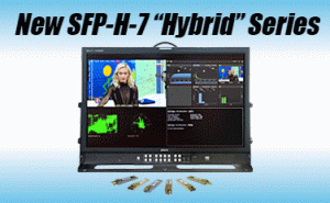 Plura extended its IP support with SFP-H-7 series and SMPTE ST-2022-7 at 2019 IBC Show.