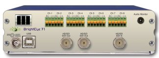 BrightEye 71 & 71-F HD/SD 8 Channel Analog Audio Embedder/Disembedder
