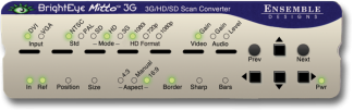 BEM-1-H, BrightEye Mitto 3G, 3G/HD/SD Scan Converter w/HDCP Support