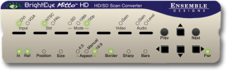 BEM-2-H, BrightEye Mitto HD, HD/SD Scan Converter w/ HDCP Support